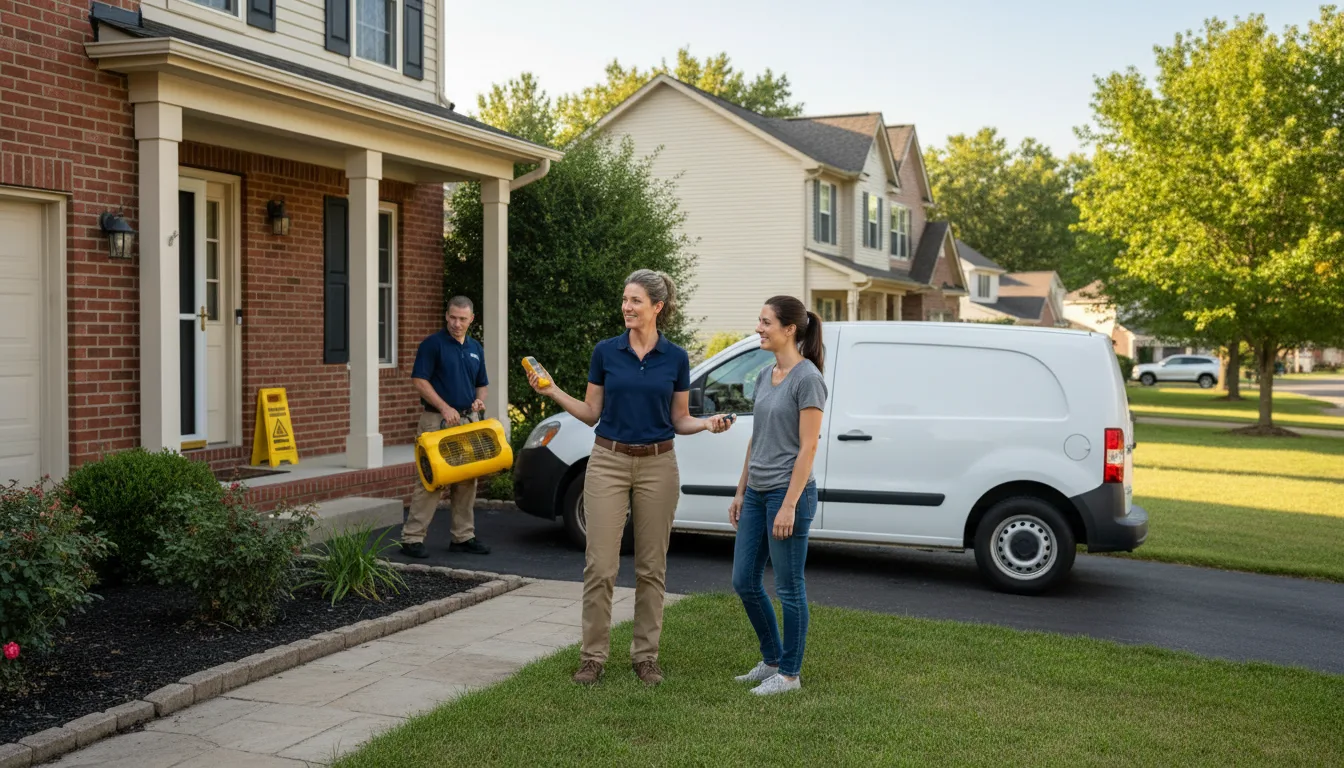 Residential water damage restoration in Geneva, NE